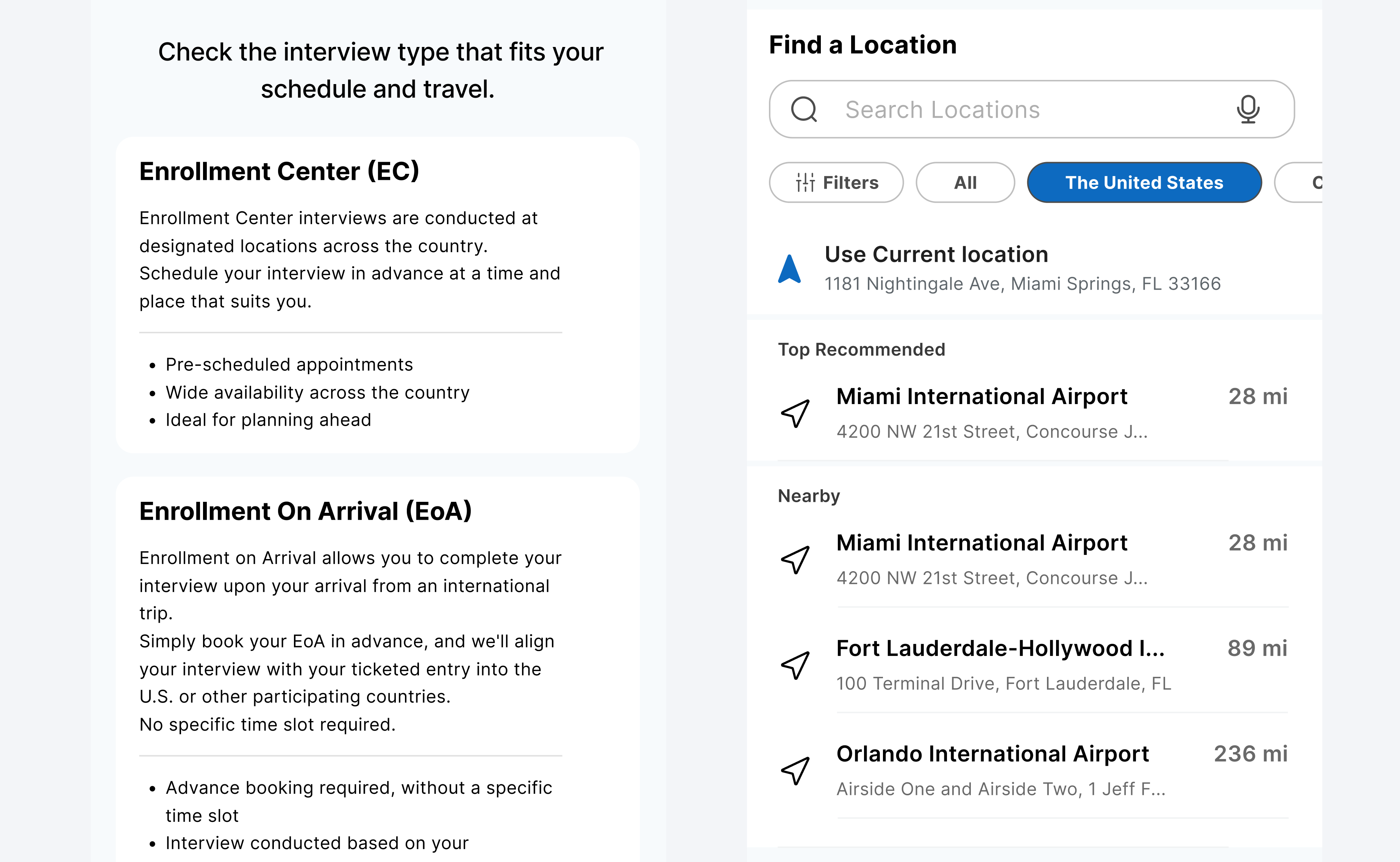 First interview selection iteration
